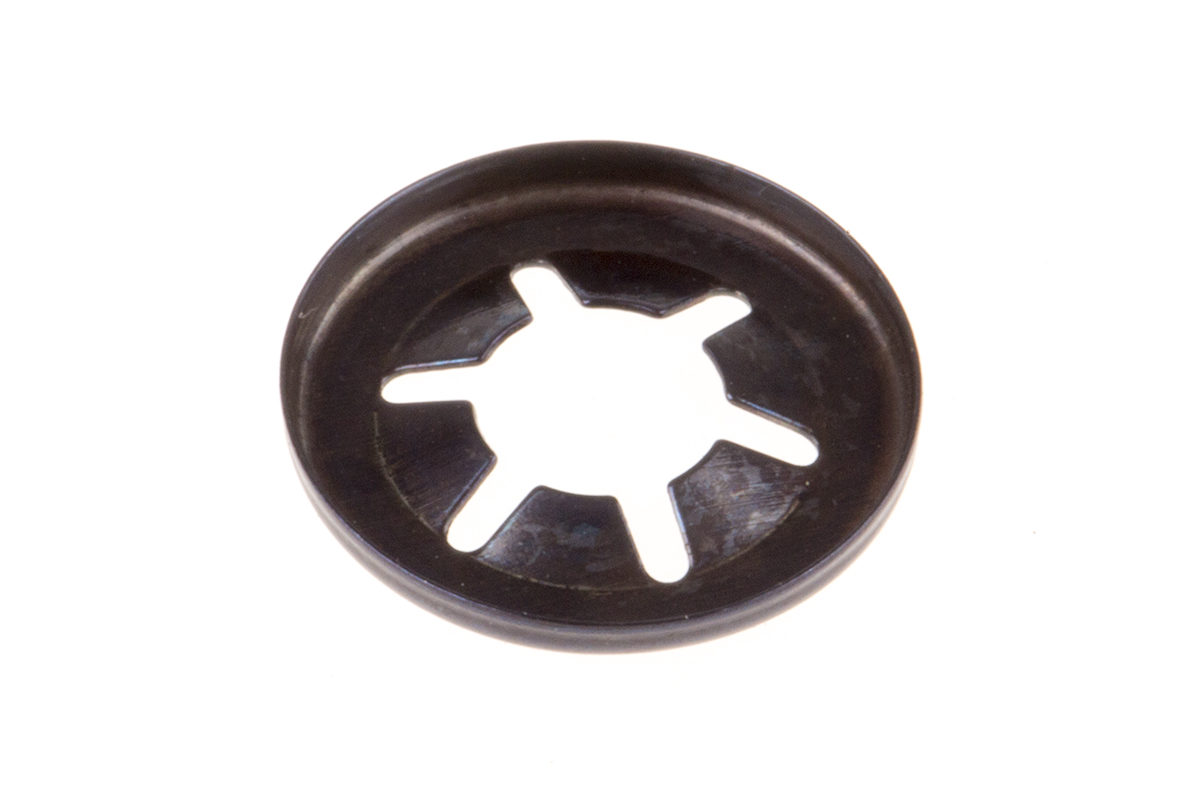 RS PRO Enamelled Steel Open Push-On Fastener for 4.8 mm Shaft