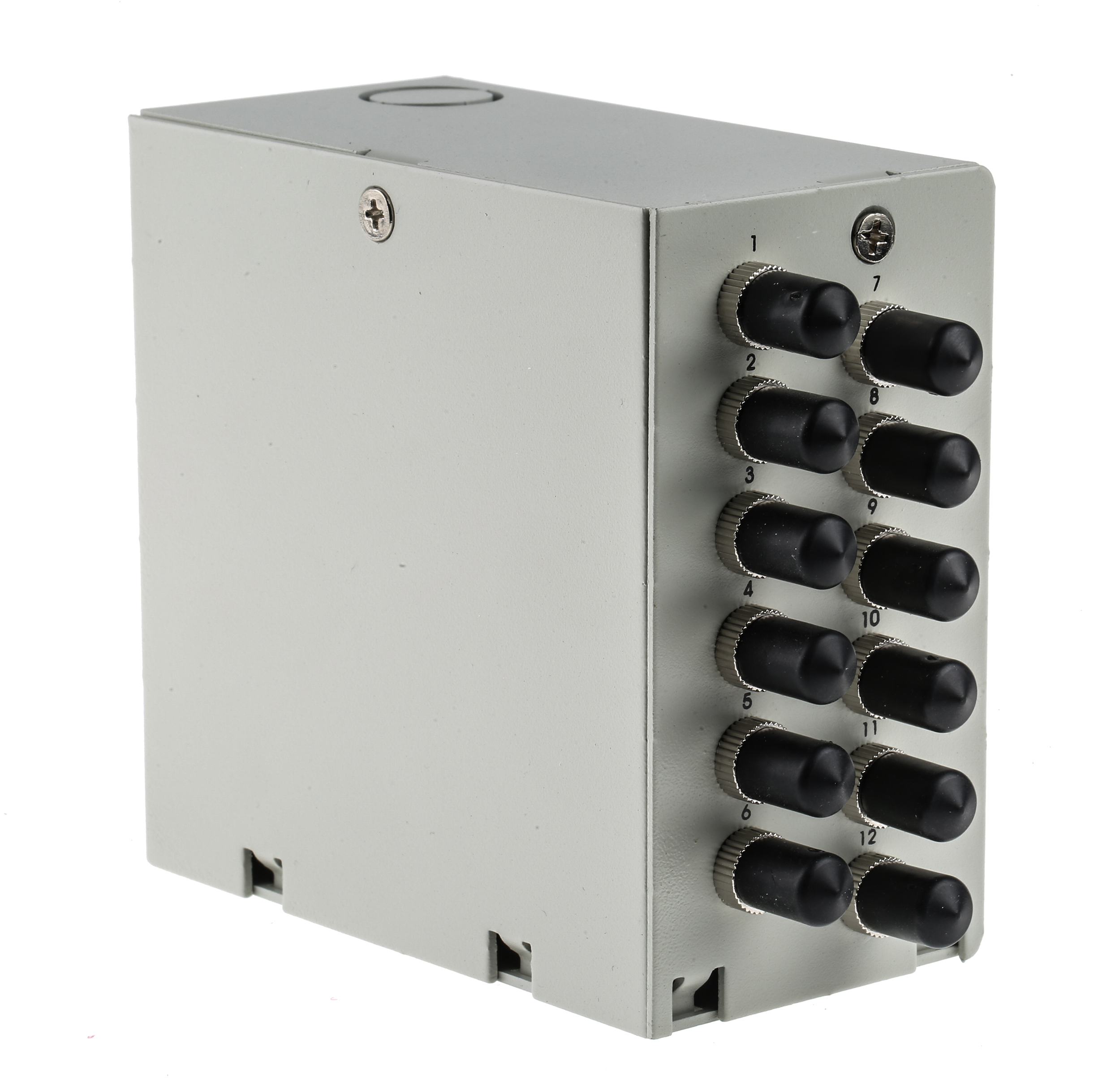 RS PRO Din Rail Demarcation BoxSeries, 12 Port ST, Multimode Demarcation Box