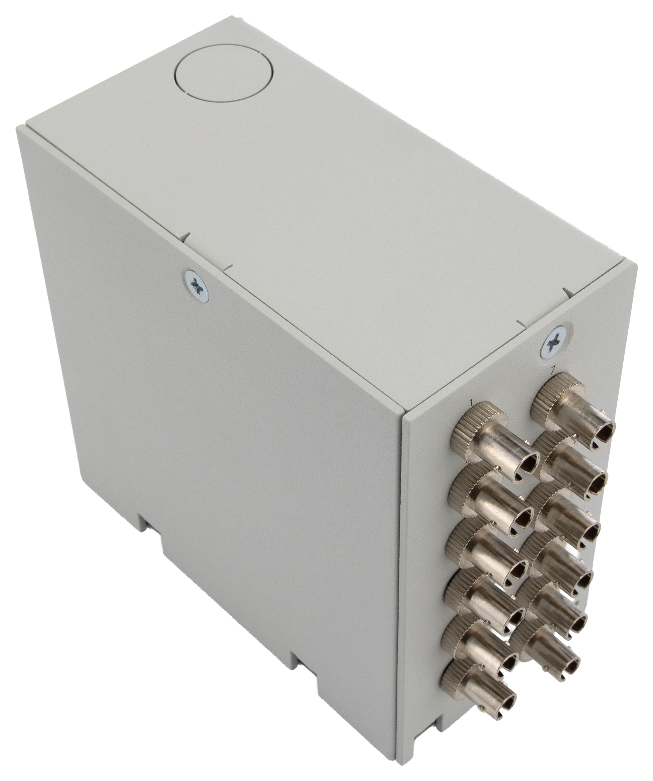 RS PRO Din Rail Demarcation BoxSeries, 12 Port ST, Single Mode Demarcation Box