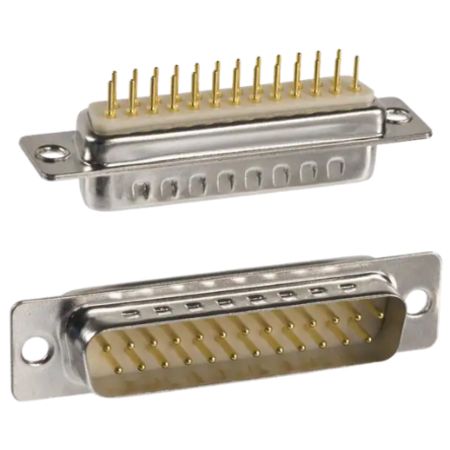 Norcomp 172 25 Way Straight 10.9 mm Pitch Panel Mount D-Sub Connector, with Female Screw Male