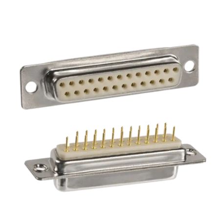 Norcomp 172 25 Way Straight 10.9 mm Pitch Panel Mount D-Sub Connector, with Female Screw Female