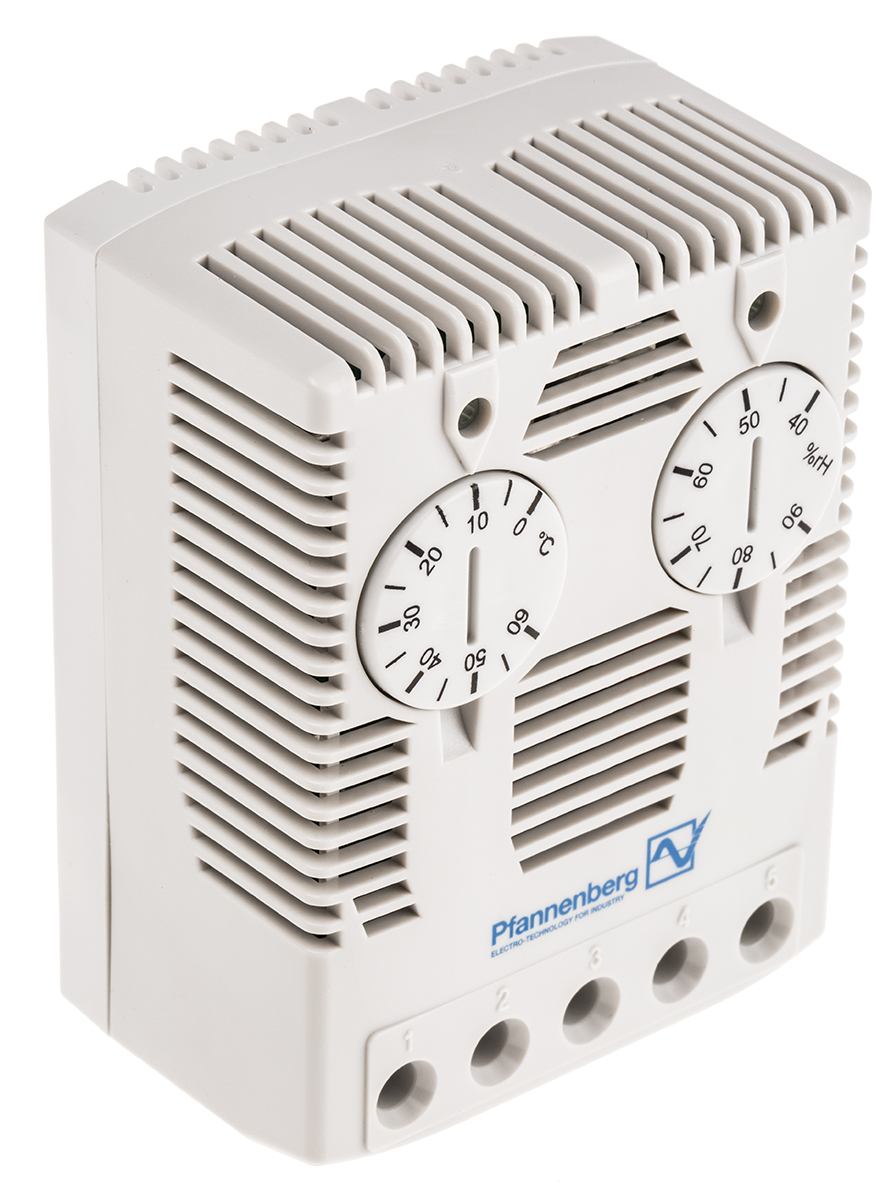 Pfannenberg Hygrostat, Adjustable, Snap 230 V ac/dc