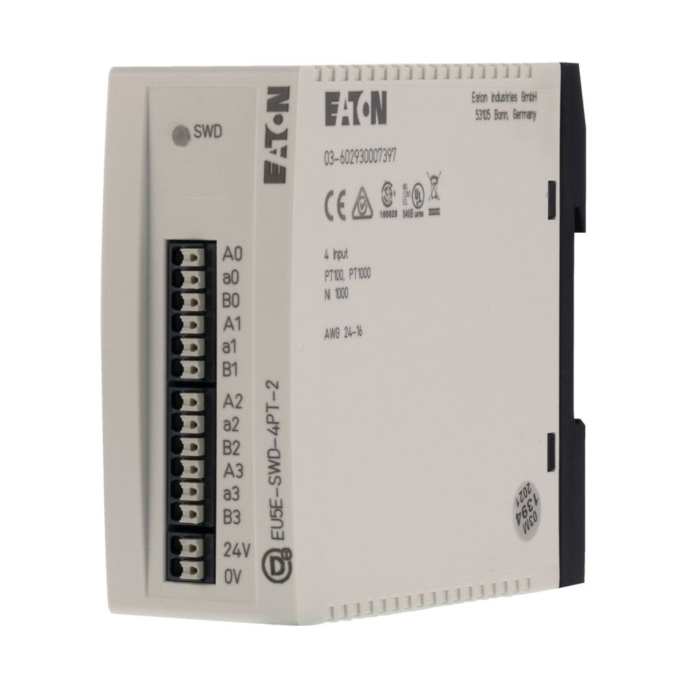 Eaton EU5E Series Input Module, 4 Inputs, 24V
