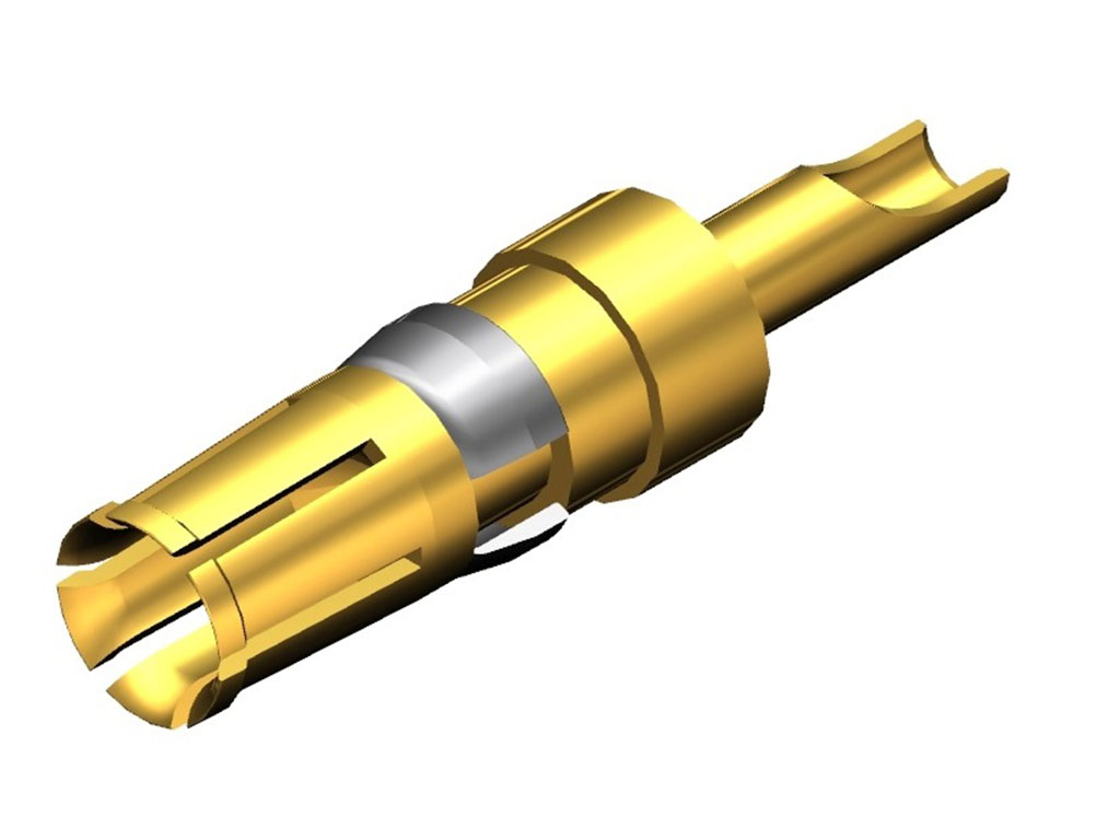 Molex, 172704 Series, size 8 Female Solder Cup D-Sub Connector Power Contact, Gold over Nickel Power 20 AWG