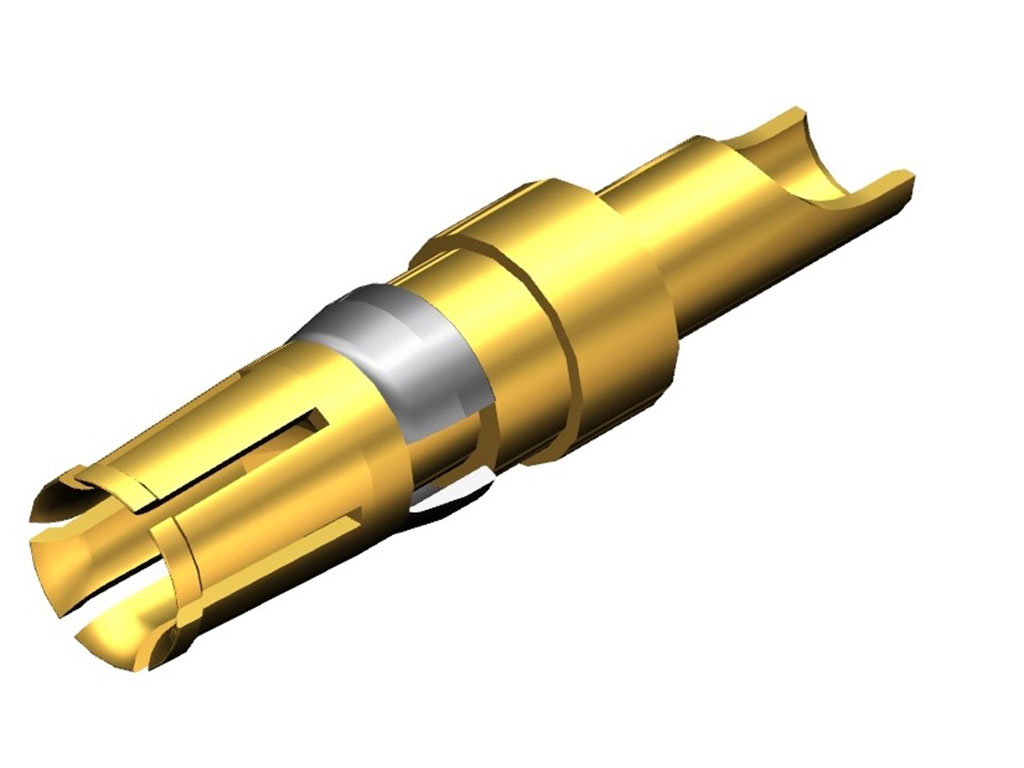 Molex, 172704 Series, size 8 Female Solder Cup D-Sub Connector Power Contact, Gold over Nickel Power 16 AWG
