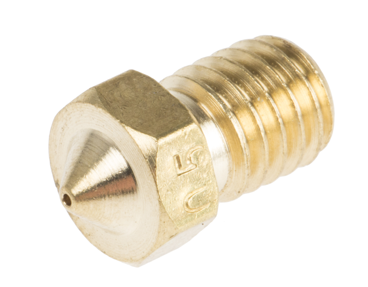 RS PRO 3D Printer Part Nozzle 0.5 mm