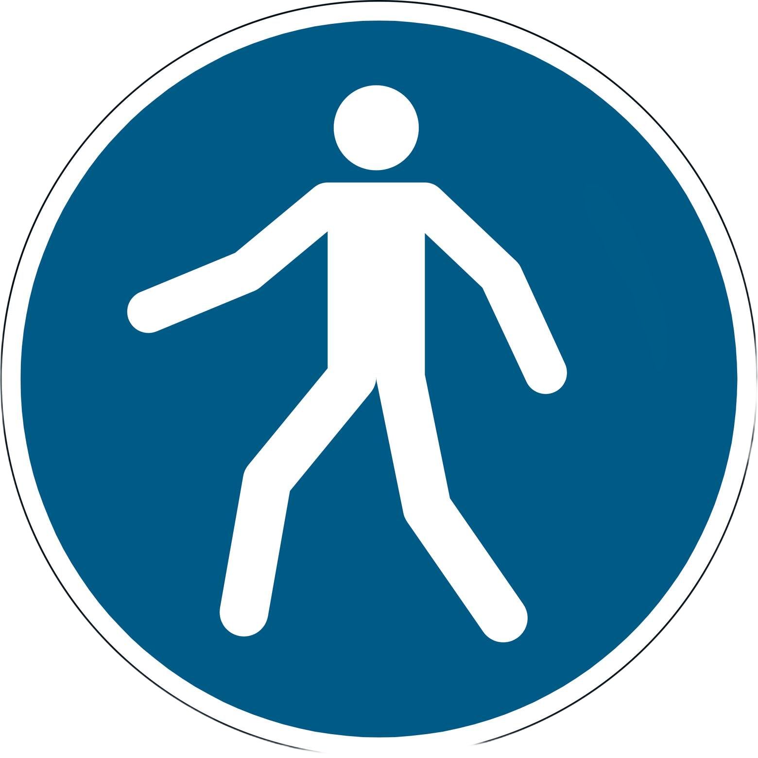 Durable Adhesive Film Mandatory Sign
