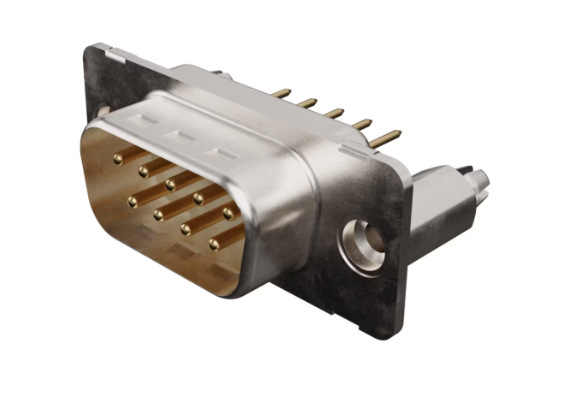 FCT from Molex, 1731130140 Series, Male PCB D-Sub Connector, Gold over Nickel