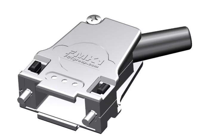 FCT from Molex 1731110183 Series Zinc 45° D-Sub Backshell