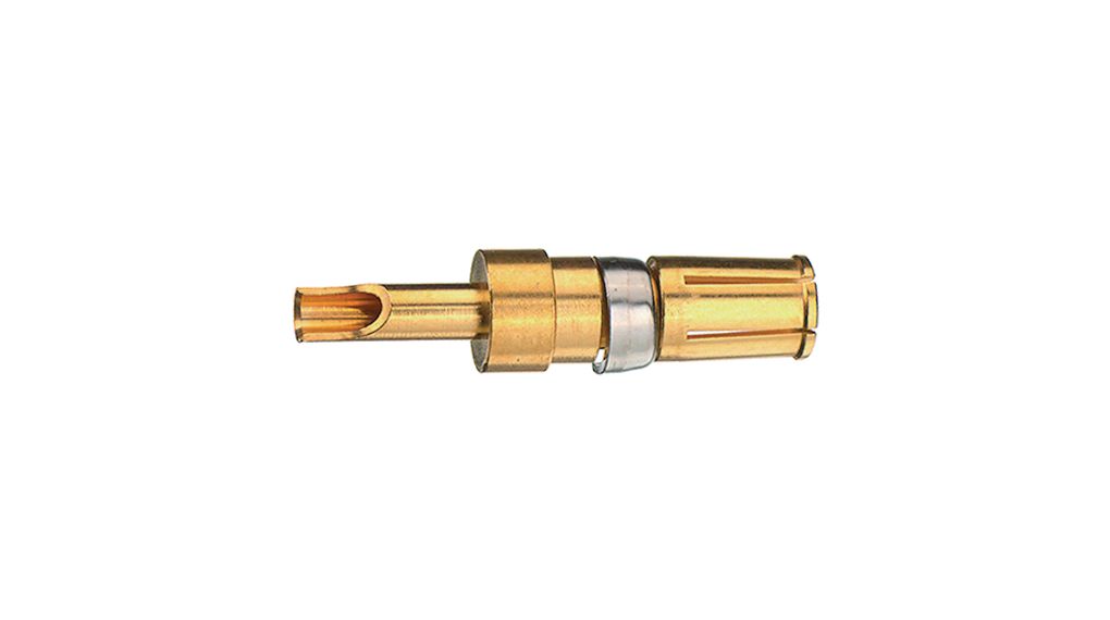 FCT, Soldering Series, Male Circular Connector Contact, Gold 16 AWG