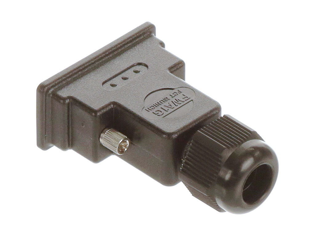 FCT from Molex 1731 Series Straight D-Sub Backshell, 1 Way