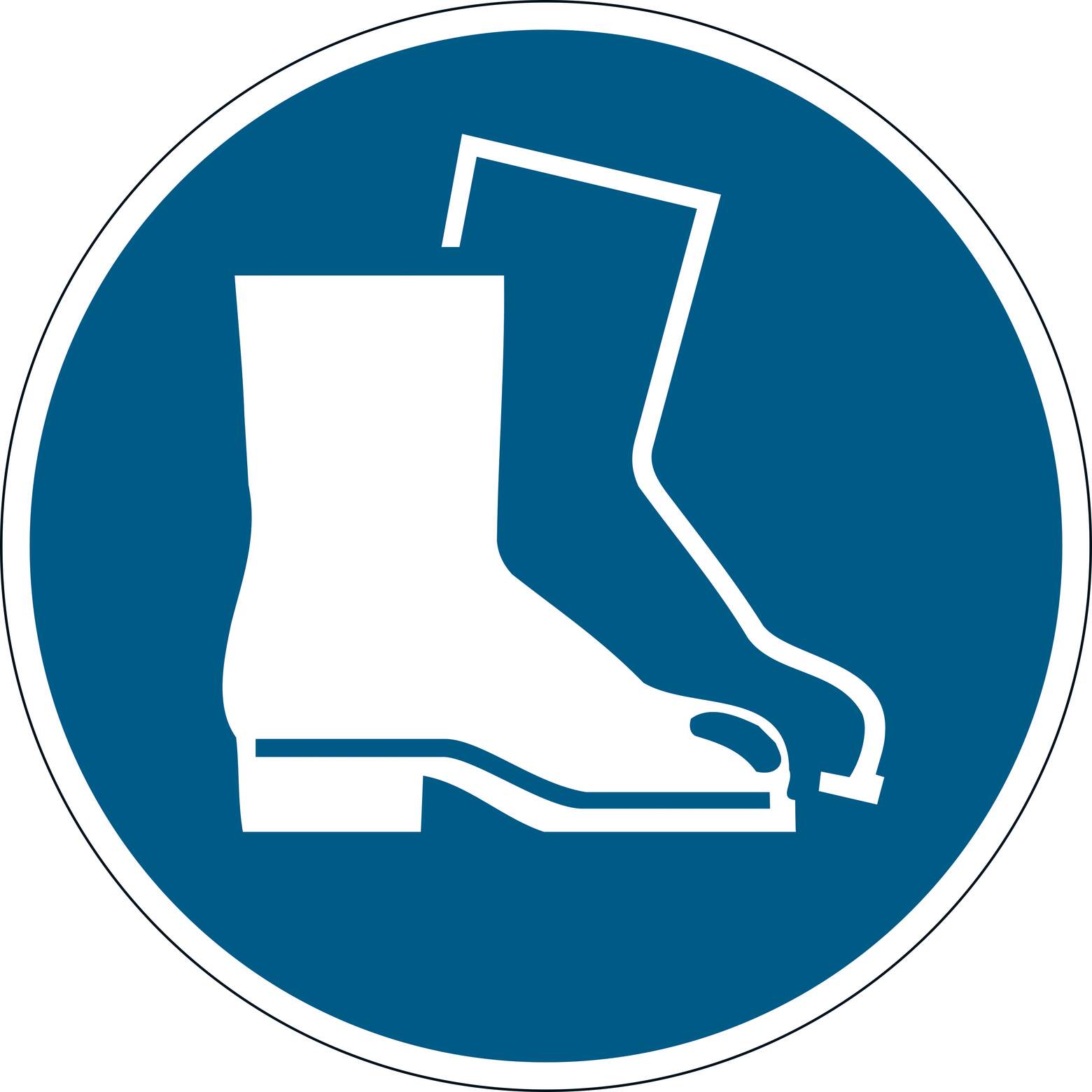 Durable Adhesive Film Mandatory Sign