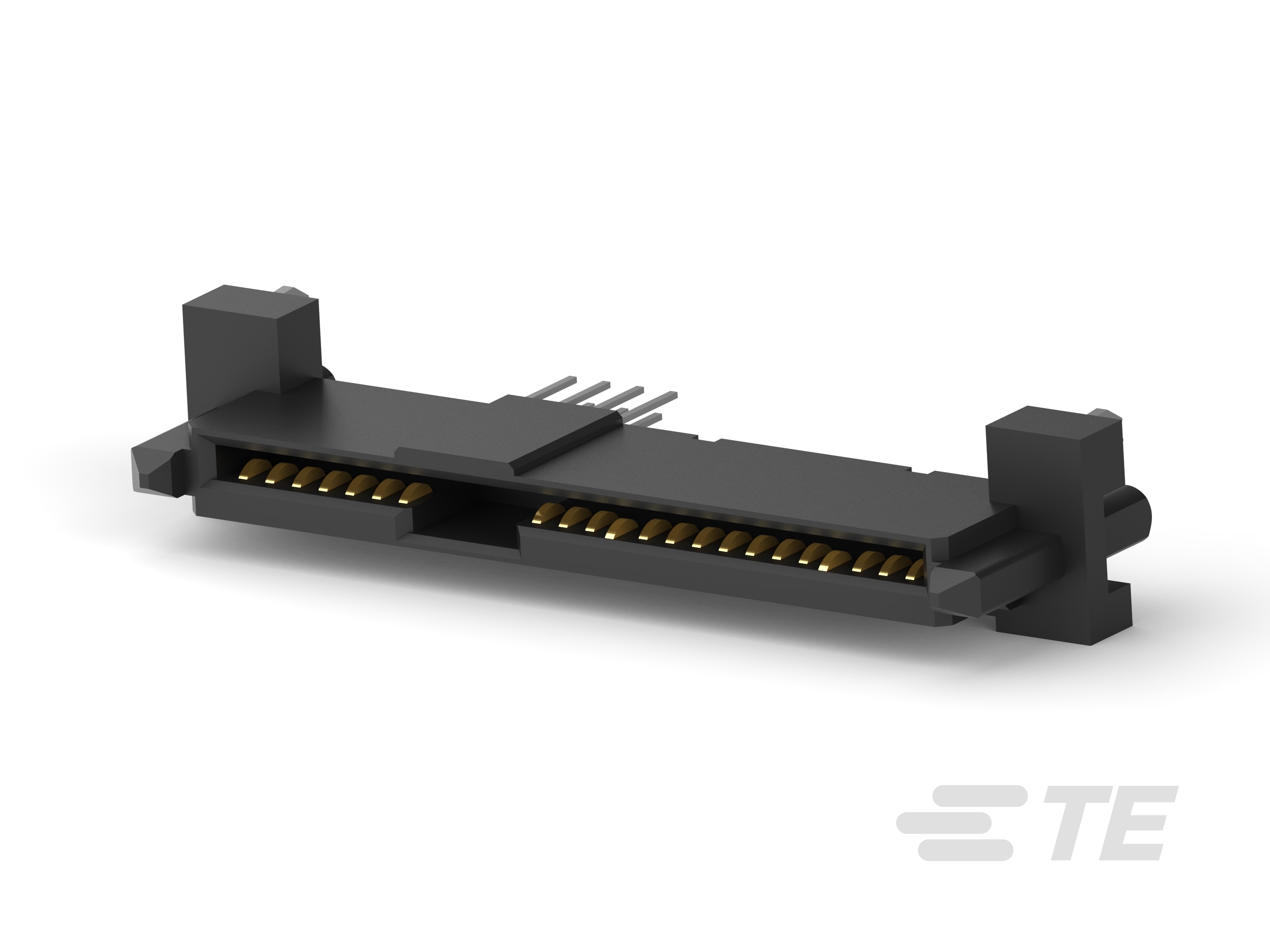 TE Connectivity, 1735164 29 Way Female Vertical Board SCSI Connector 1.27 mm Pitch, Solder