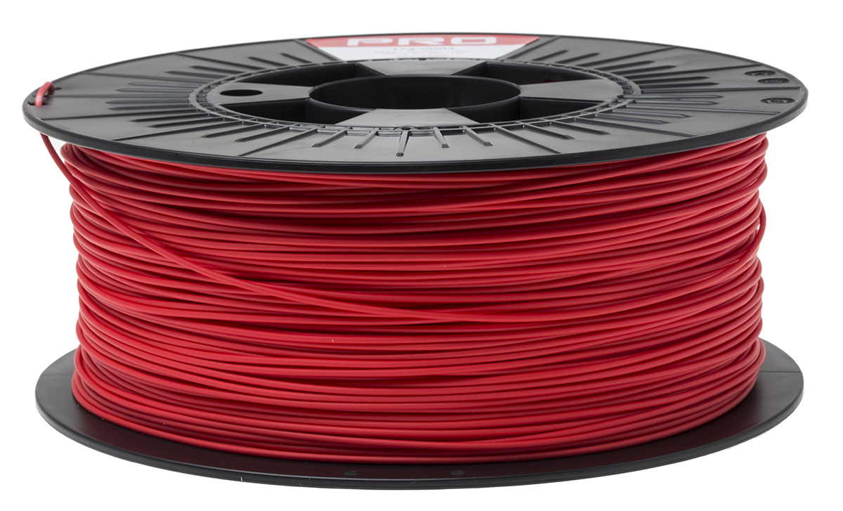 174-0003 RS PRO 1.75 mm Red PLA 3D Printer Filament, 1 kg