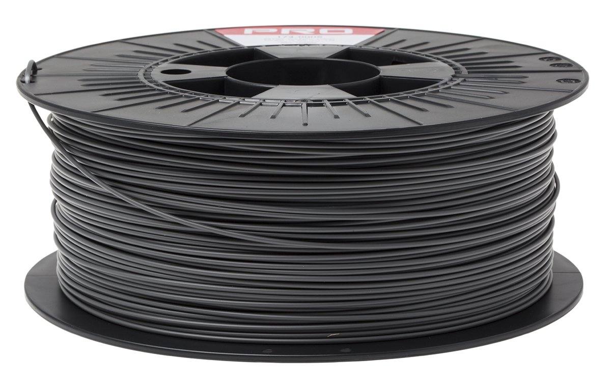 174-0005 RS PRO 1.75 mm Grey PLA 3D Printer Filament, 1 kg
