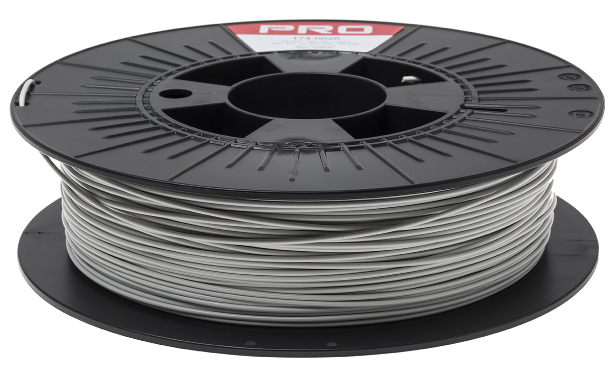 174-0026 RS PRO 1.75 mm Grey ABS-X 3D Printer Filament, 500 g