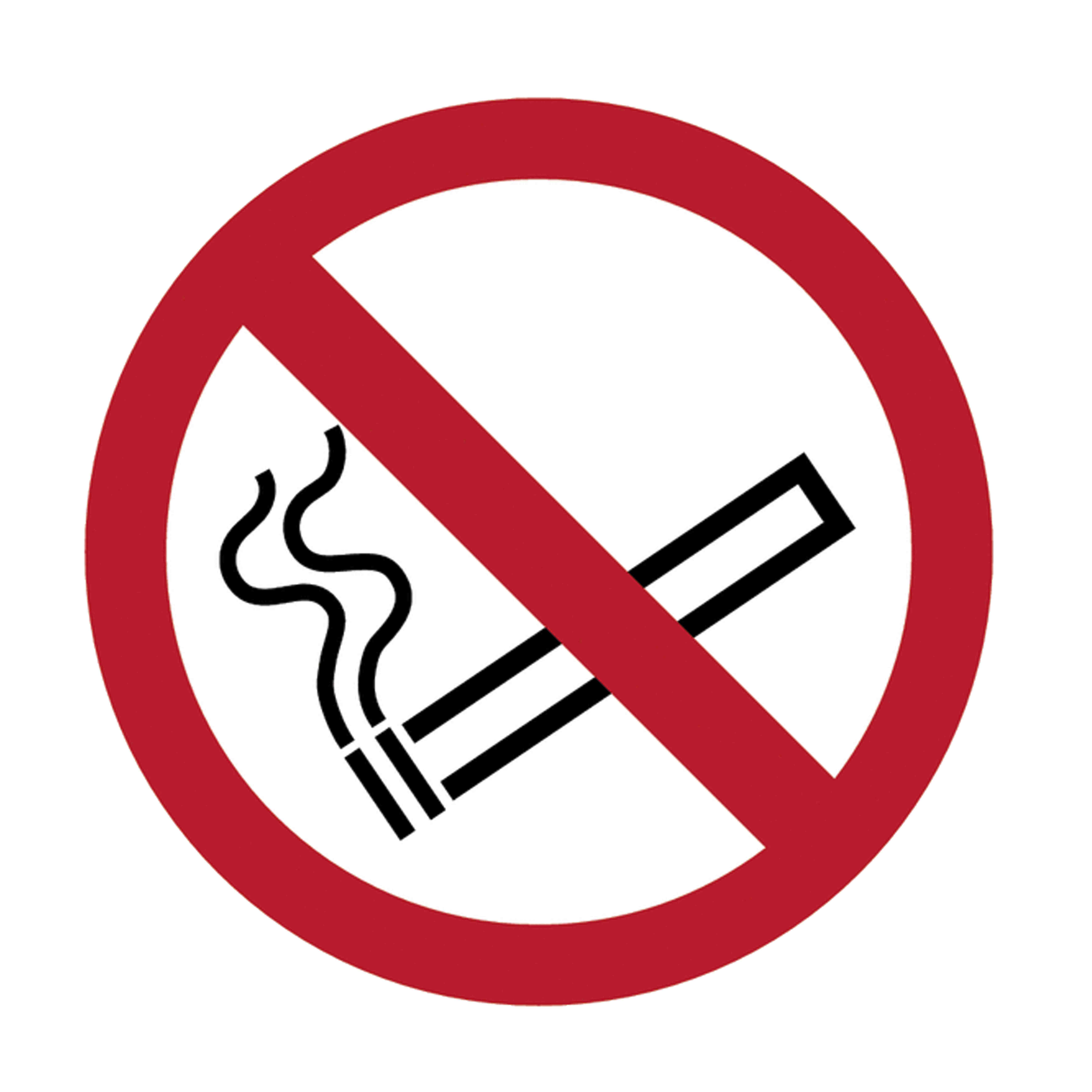RS PRO Polyvinyl Chloride Prohibition Sign