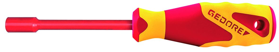 Gedore Hexagon Nut Driver, 3 mm Tip VDE/1000V Approved, 225 mm Overall