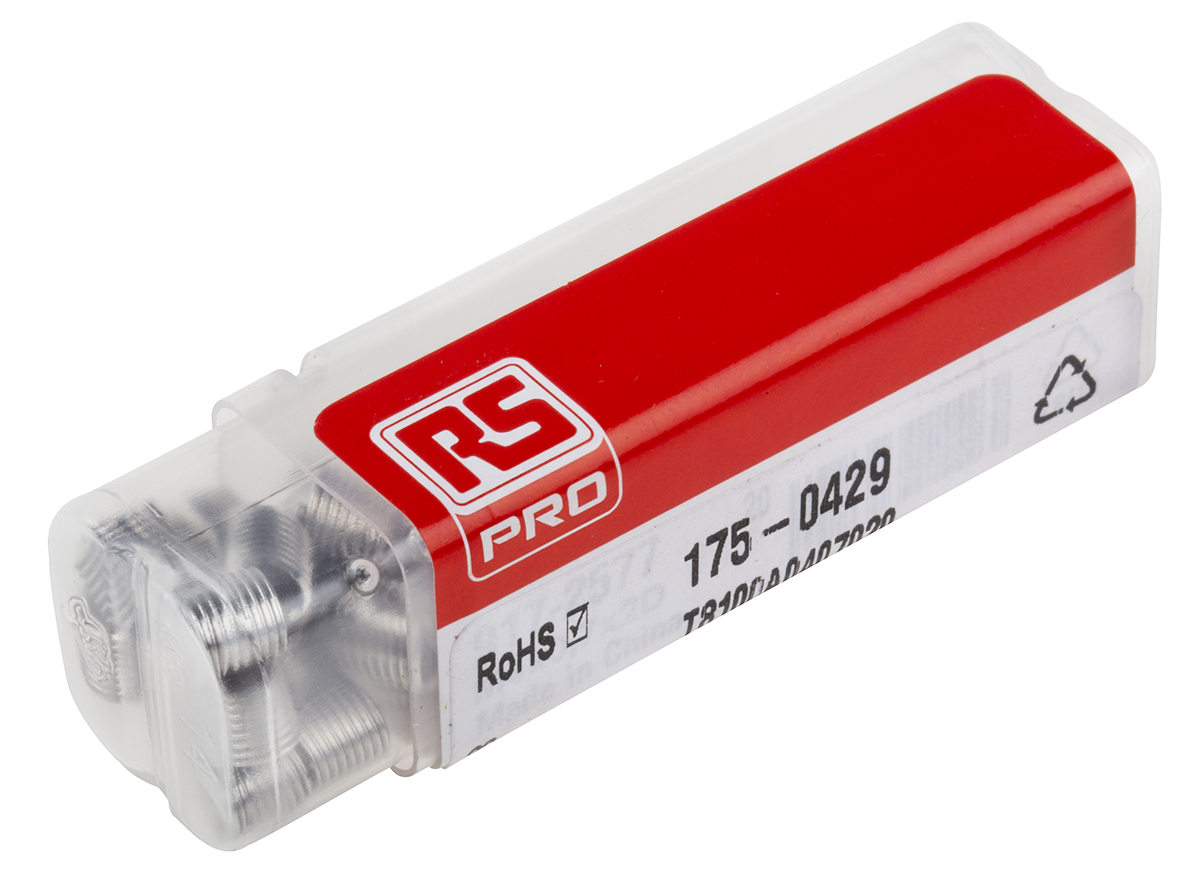 175-0429 RS PRO Thread Repair Insert, Drill Size 4.1 mm