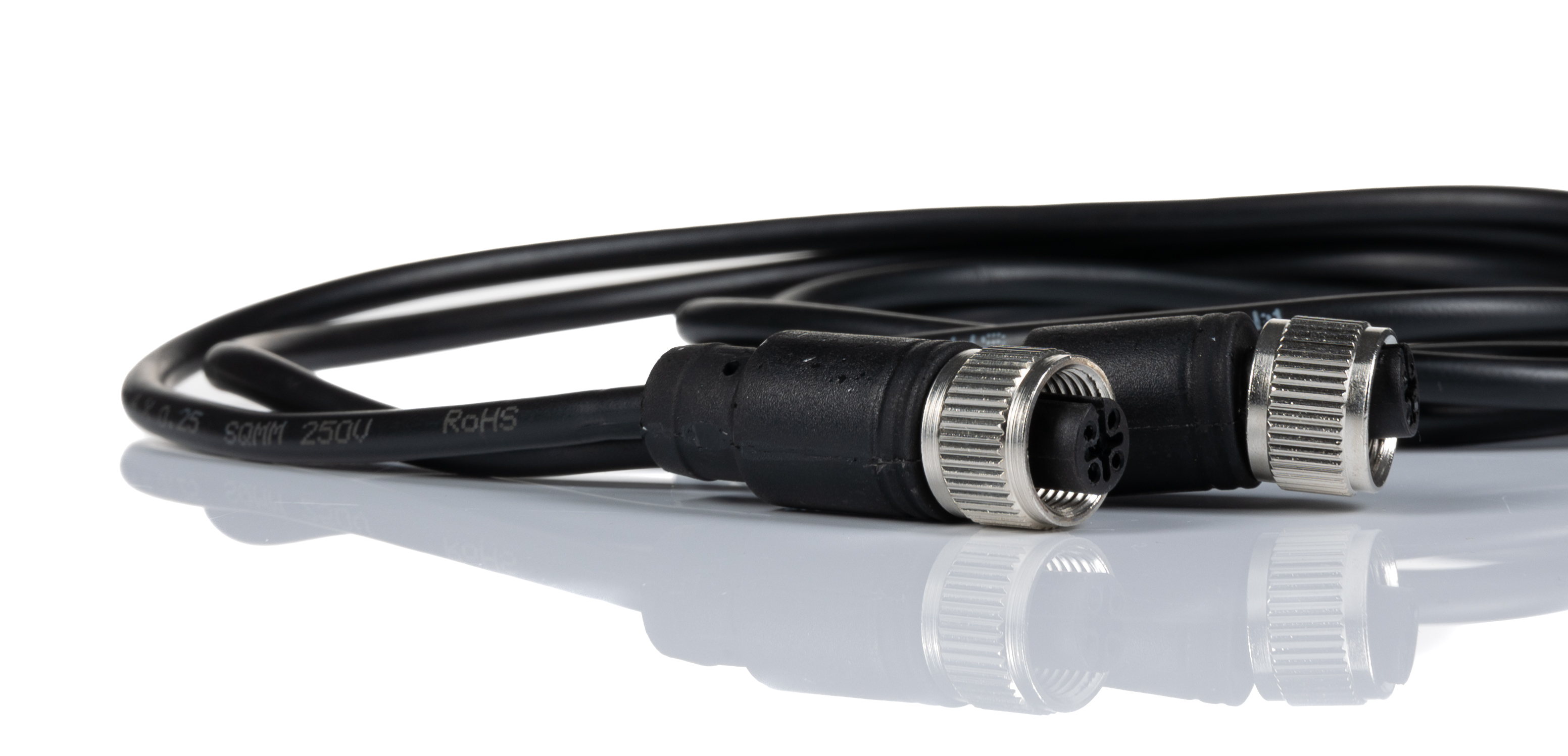 175-2510 RS PRO Straight Circular Connector Adapter 1 M12 Male 2 M8 Female