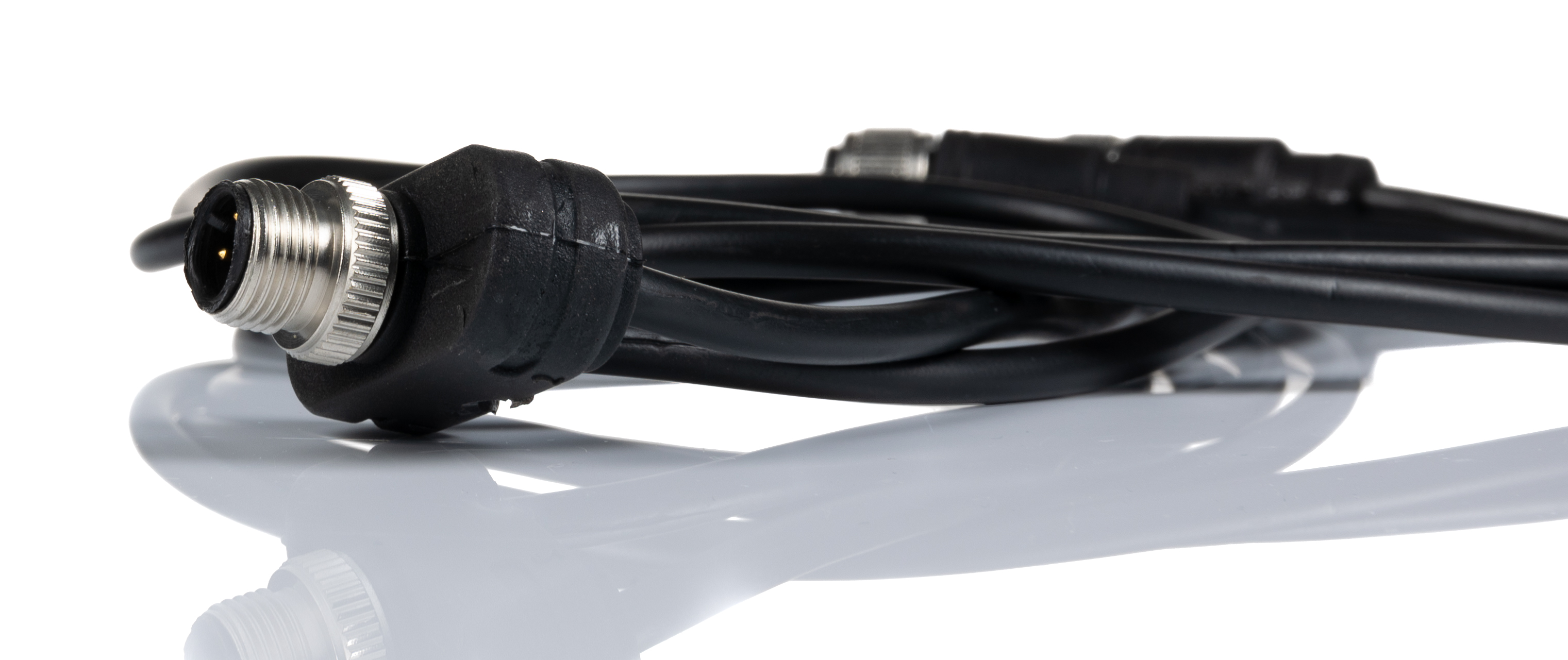175-2510 RS PRO Straight Circular Connector Adapter 1 M12 Male 2 M8 Female