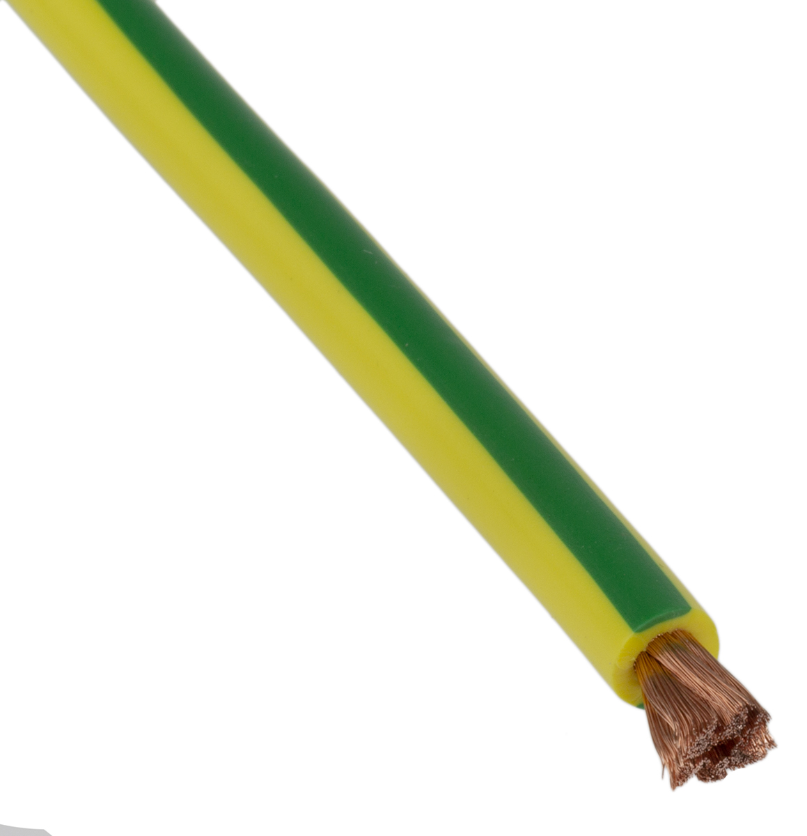 Staubli Green, Yellow Hook Up Wire, 1036, 10 m
