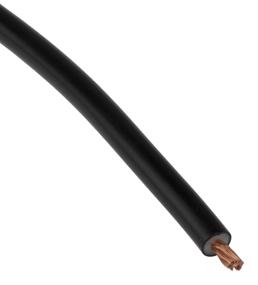 Staubli Black Hook Up Wire, 17 AWG, 259, 25 m