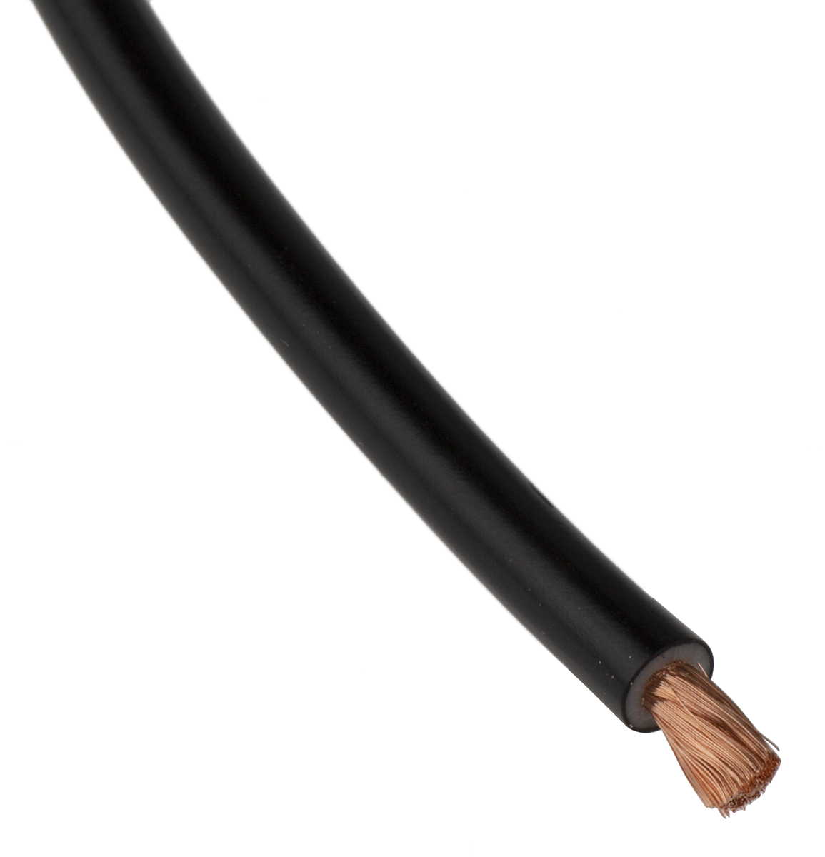 Staubli Black Hook Up Wire, 14 AWG, 651, 25 m