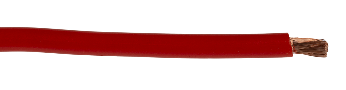 175-7473 Staubli Red Hook Up Wire, 14 AWG, 651, 25 m