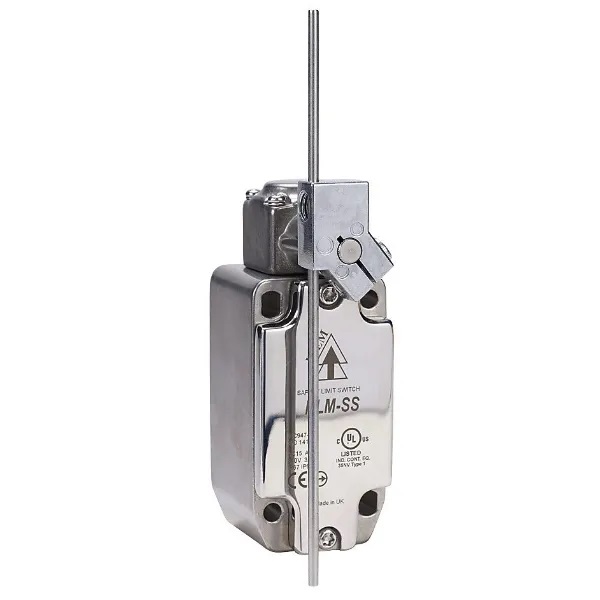 IDEM HLM-SS Series Lever Safety Limit Switch, IP69K, IP67, Stainless Steel Housing, 240V ac, 3A