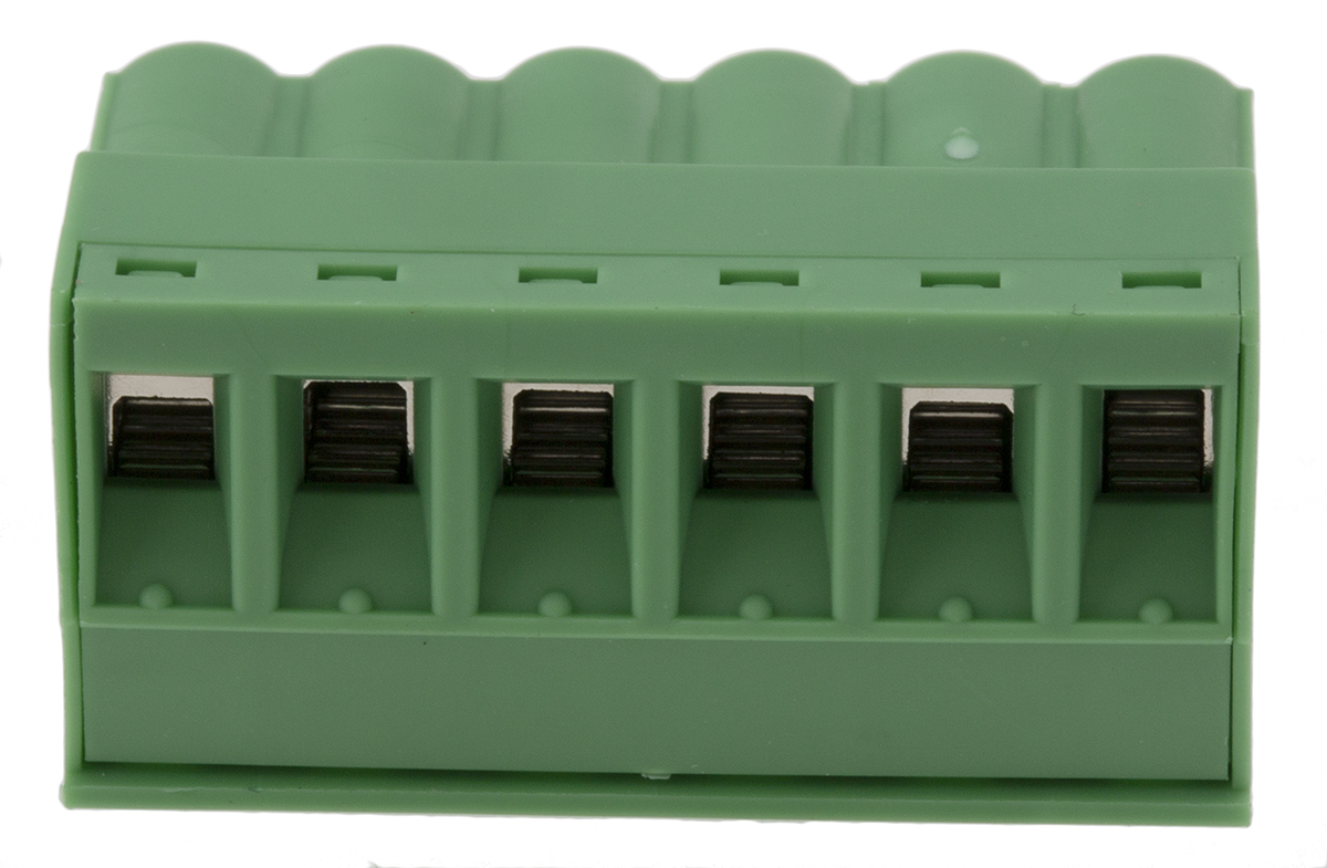 1757051 Phoenix Contact MSTB 2.5/6-5.08 Series Pluggable Terminal Block, 5-Contact, 5.08 mm Pitch, 1 Row,