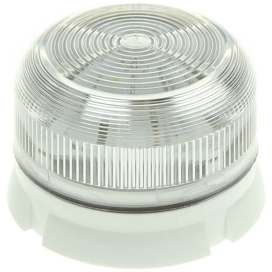 Klaxon QSB Series Clear Flashing, Static Beacon, 10 → 30 V, Standard, LED Bulb, IP65