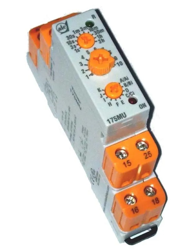 ATC 175MU Series DIN Rail Multi-Timer, 1-Contact, 12 to 240 V dc 20V ac, 240 V ac, 0.3 s to 3h, Multifunction-Function,