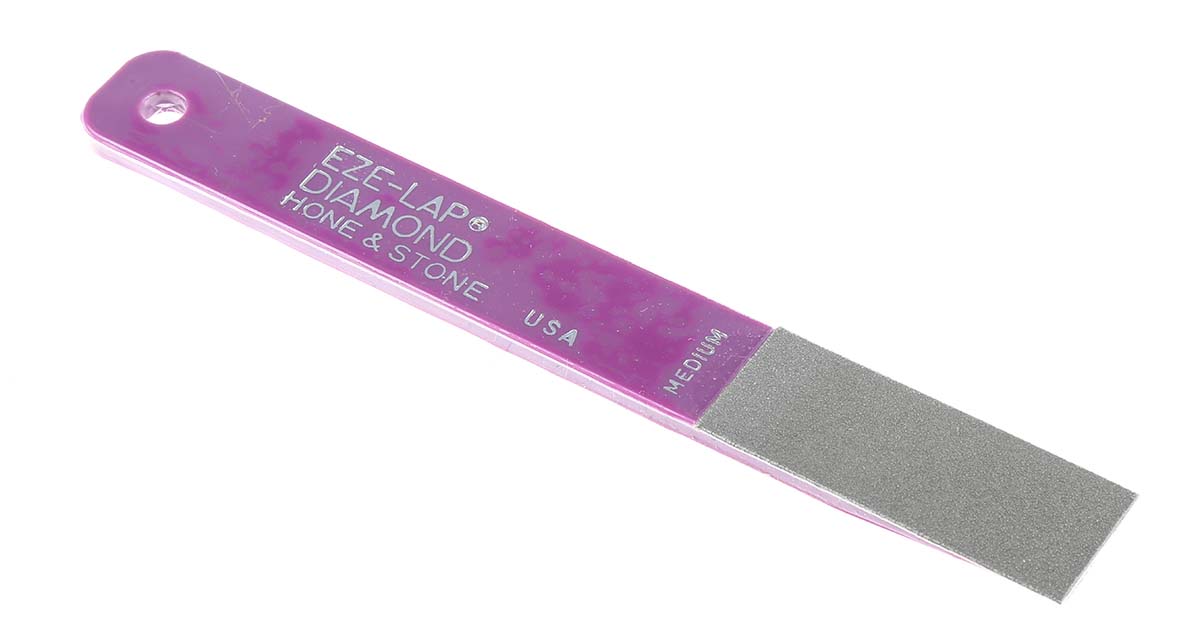 Eze Lap Diamond Honing Steel, Medium 400 Grit, 150mm