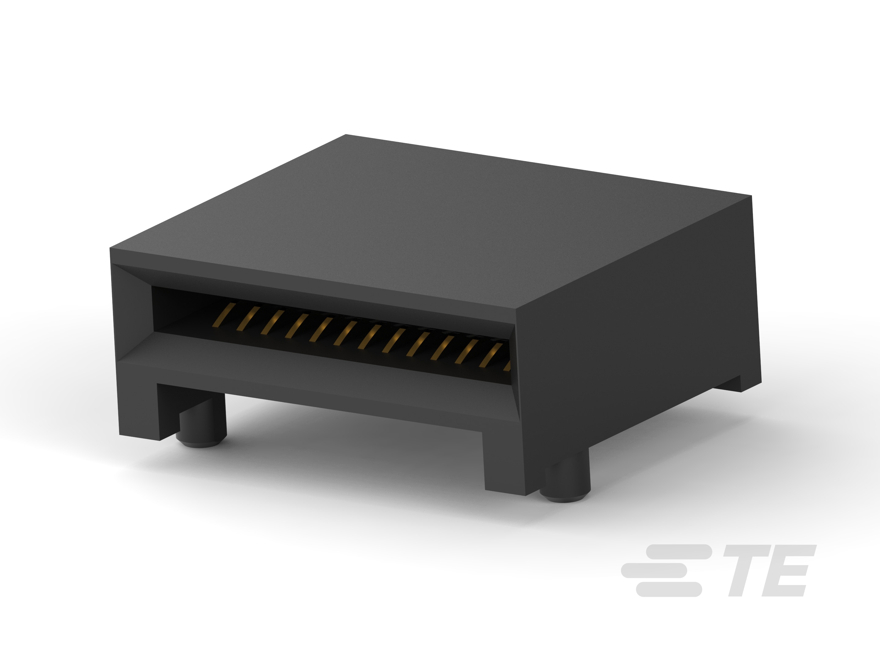 TE Connectivity, 1761987 26 Way Female Right Angle Board SCSI Connector 0.8 mm Pitch, Surface Mount