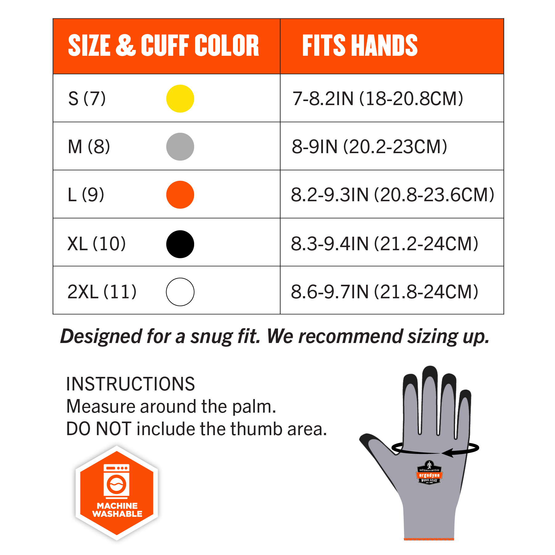 17633 Ergodyne ProFlex Grey Acrylic Work Gloves, Size M, Nitrile Coating