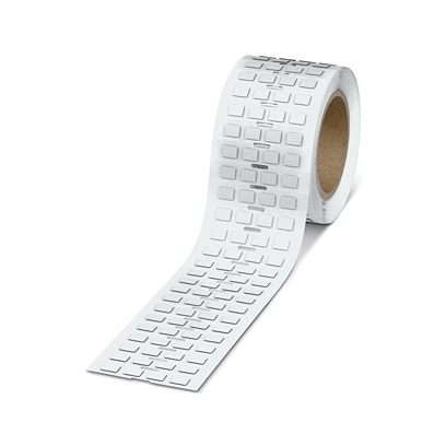 Phoenix Contact on White Label Printer Tape, 9 mm Length, 13 mm Width, 9 mm Label Length, 13 mm Label Width