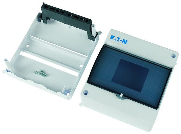 177075-mini-6-st Eaton Eaton xComfort Series White Plastic Junction Box, IP30, 7 Terminals, 83 mm, 130mm 140 mm
