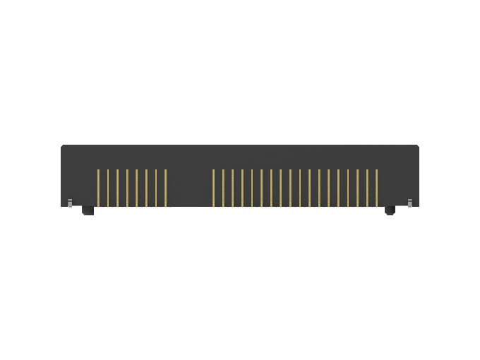 1775862-2 TE Connectivity Right Angle Edge Connector Female, Surface, 52-Contacts, 0.8 mm Pitch, 2 Row, Surface Mount
