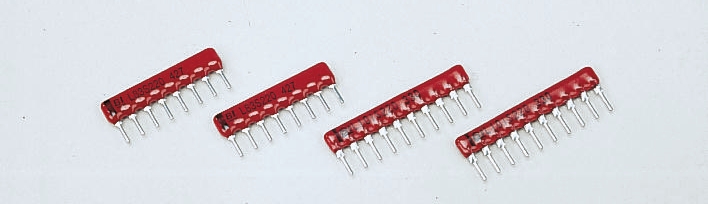 Caddock, 1776 10 mΩ 0.5 % VOLT/D Resistor Array, 5 Resistors, SIP, Solder