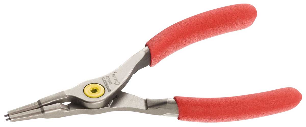 Facom 1-Piece Circlip Plier, 150mm Overall Bent Nose ESD Safe