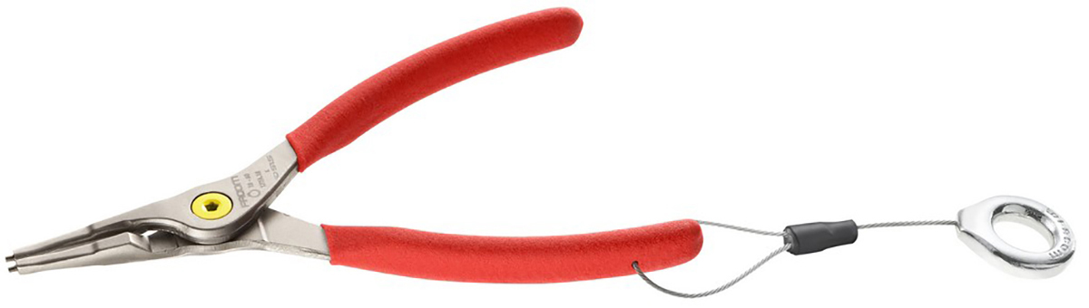 Facom 1-Piece Circlip Plier, 180mm Overall Bent Nose ESD Safe