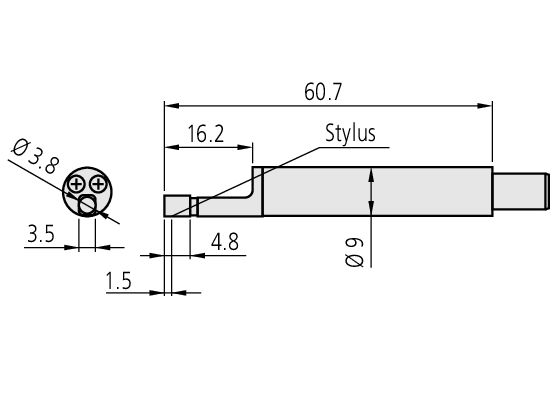 178-383 Mitutoyo, 2 μm Measuring Range, for use with Surftest SJ-210/Surftest SJ-310