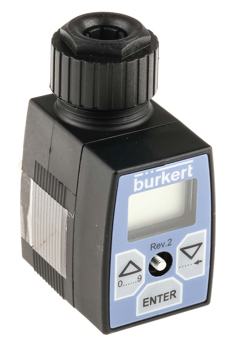 178354 Burkert 8605 Series, Panel Flow Controller, PWM Output 24 V dc