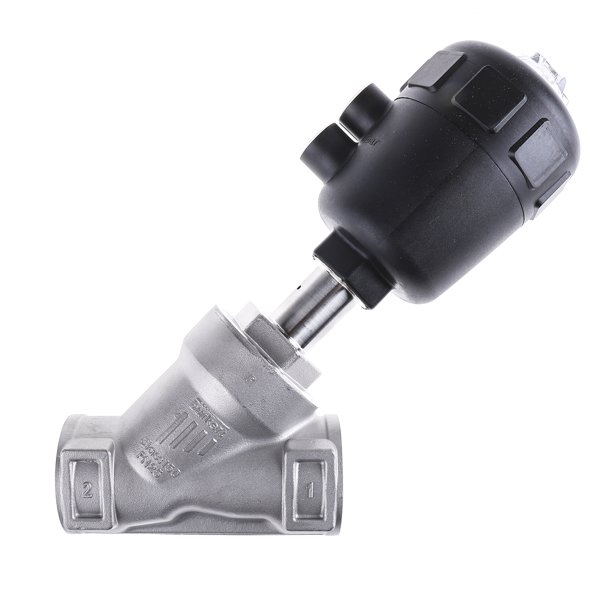 178895 Burkert Angle type Pneumatic Actuated Valve, 16 bar 1.5 in