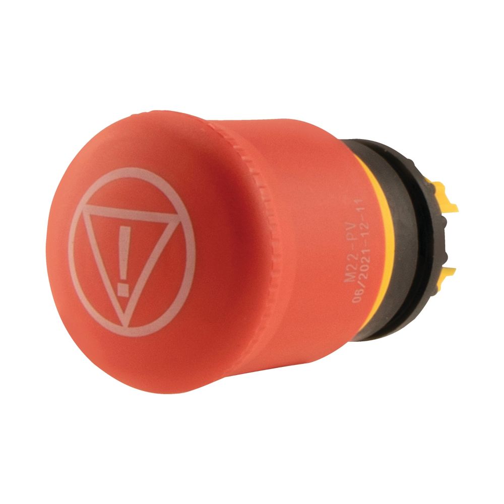 Eaton M22 Series, Pull to Release, Emergency Stop Push Button Head 38 mm Diameter