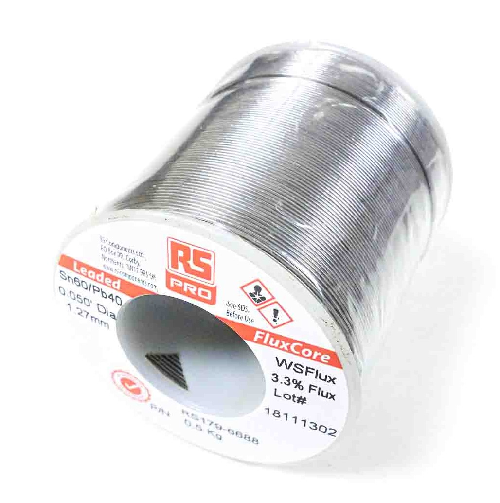 RS PRO Wire, 0.7 mm Lead Solder, 183 °C Melting Point