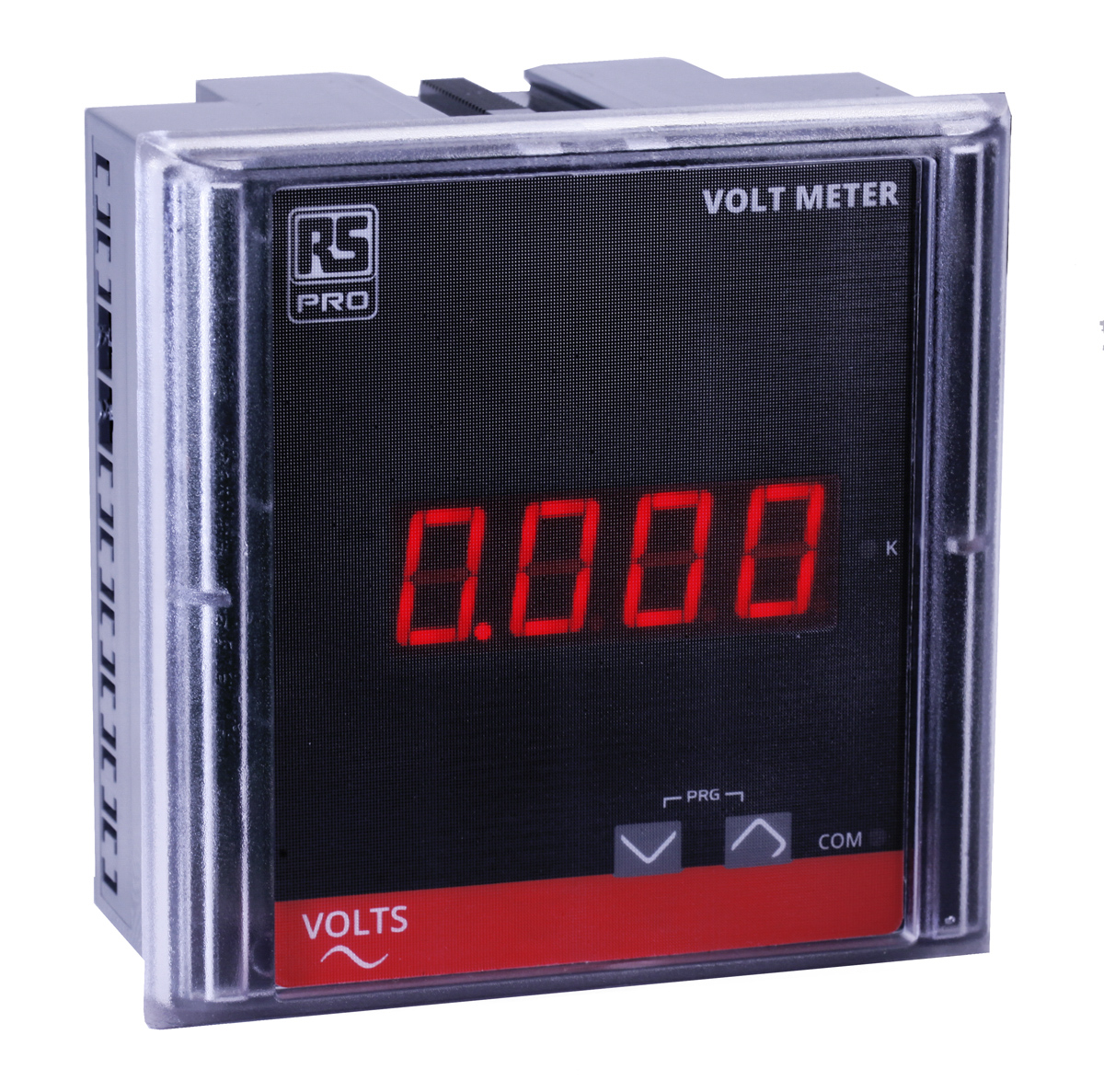 RS PRO Digital Voltmeter AC/DC, Digital Display 4-Digits Class 1.0, 90 mm, 90 mm