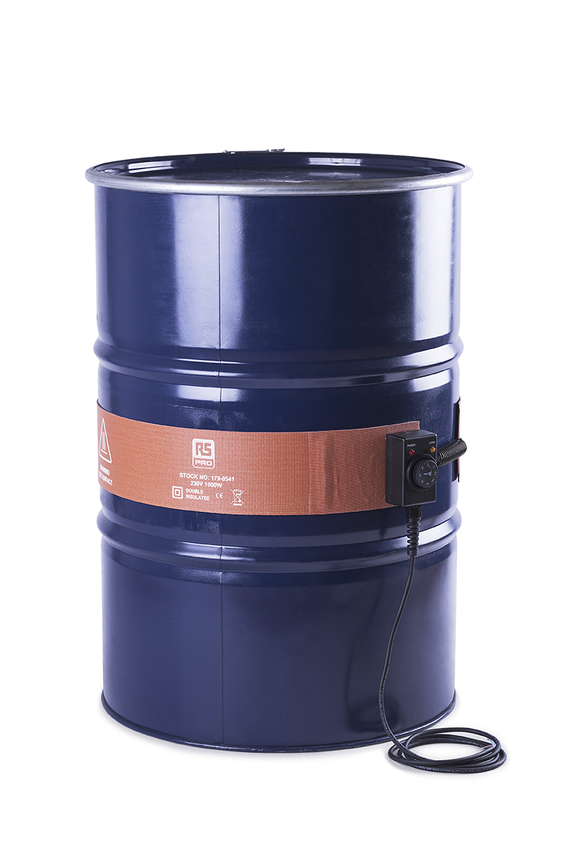 RS PRO Fibreglass Silicone Side, 200 L, 125 x 1665 mm