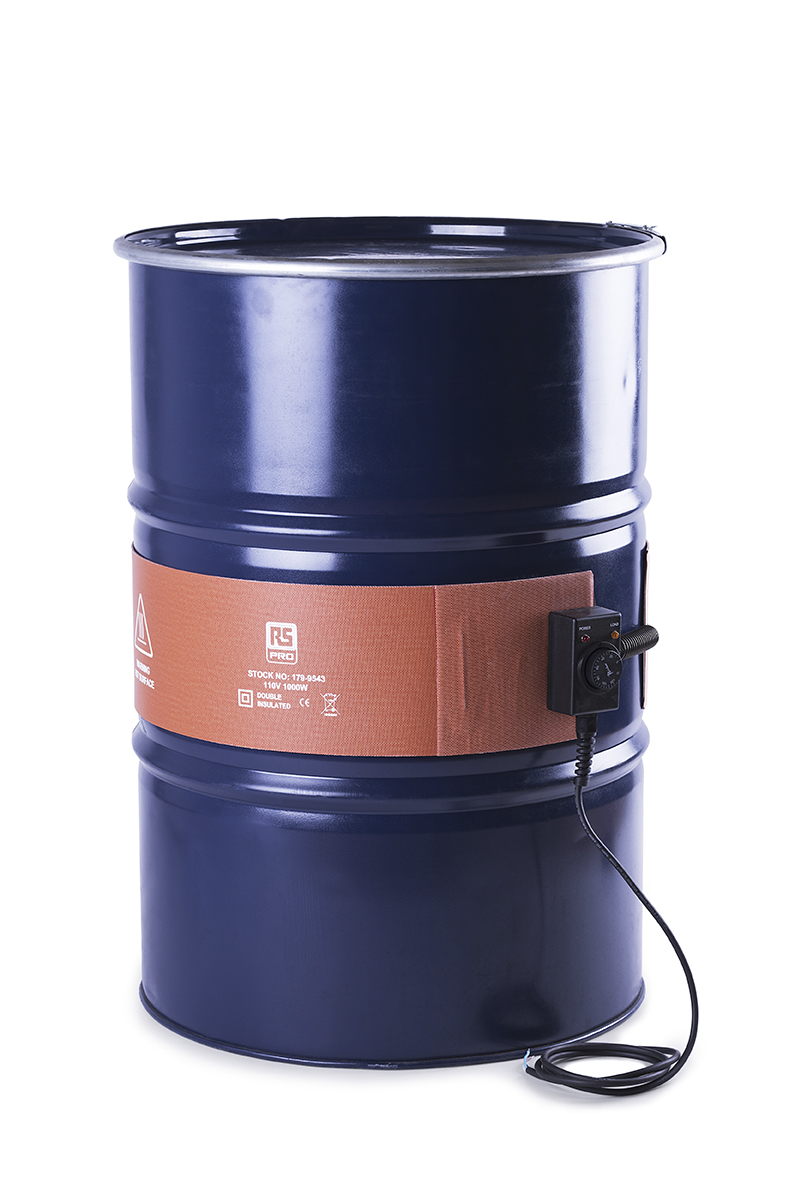 RS PRO Fibreglass Silicone Side, 200 L, 180 x 1665 mm